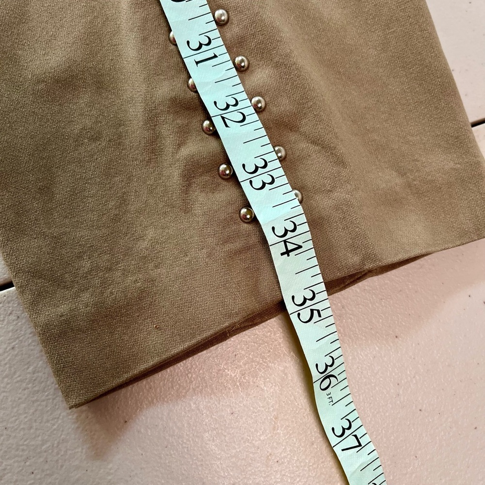 Roz & Ali Tan Ankle Cropped Pants classic Collection, size 16P - Picture 9 of 11